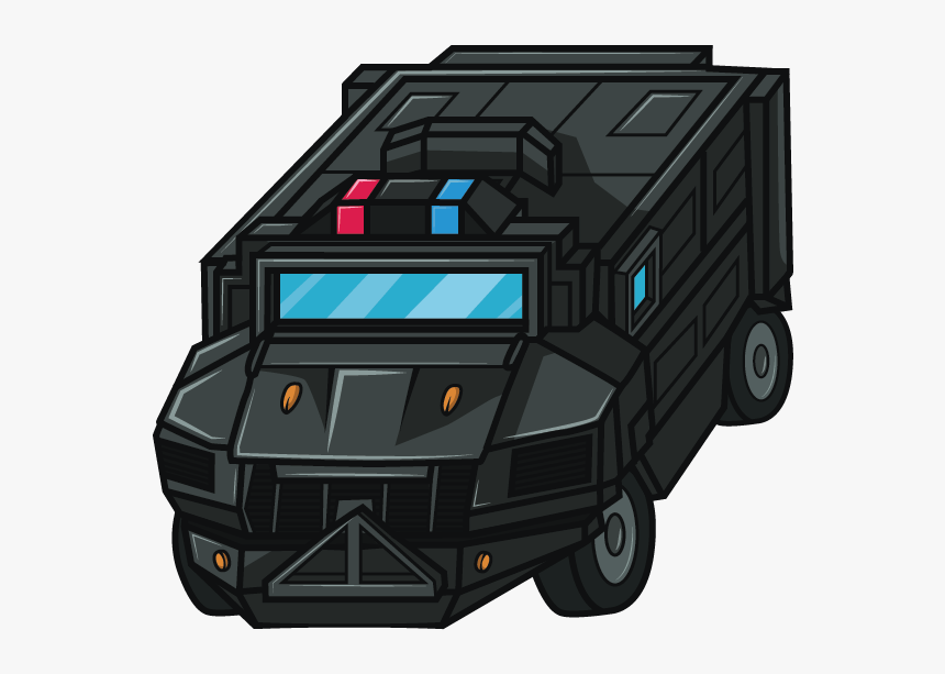 A Swat Team Truck Vector Done For A Client S App Game - Trailer Truck, HD Png Download
