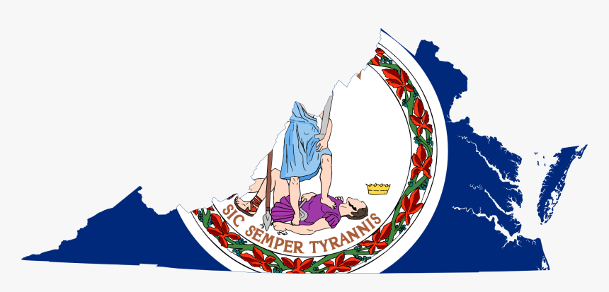 Va Clipart - Virginia Flag, HD Png Download