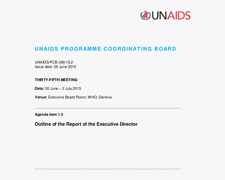 Joint United Nations Programme On Hiv/aids, HD Png Download