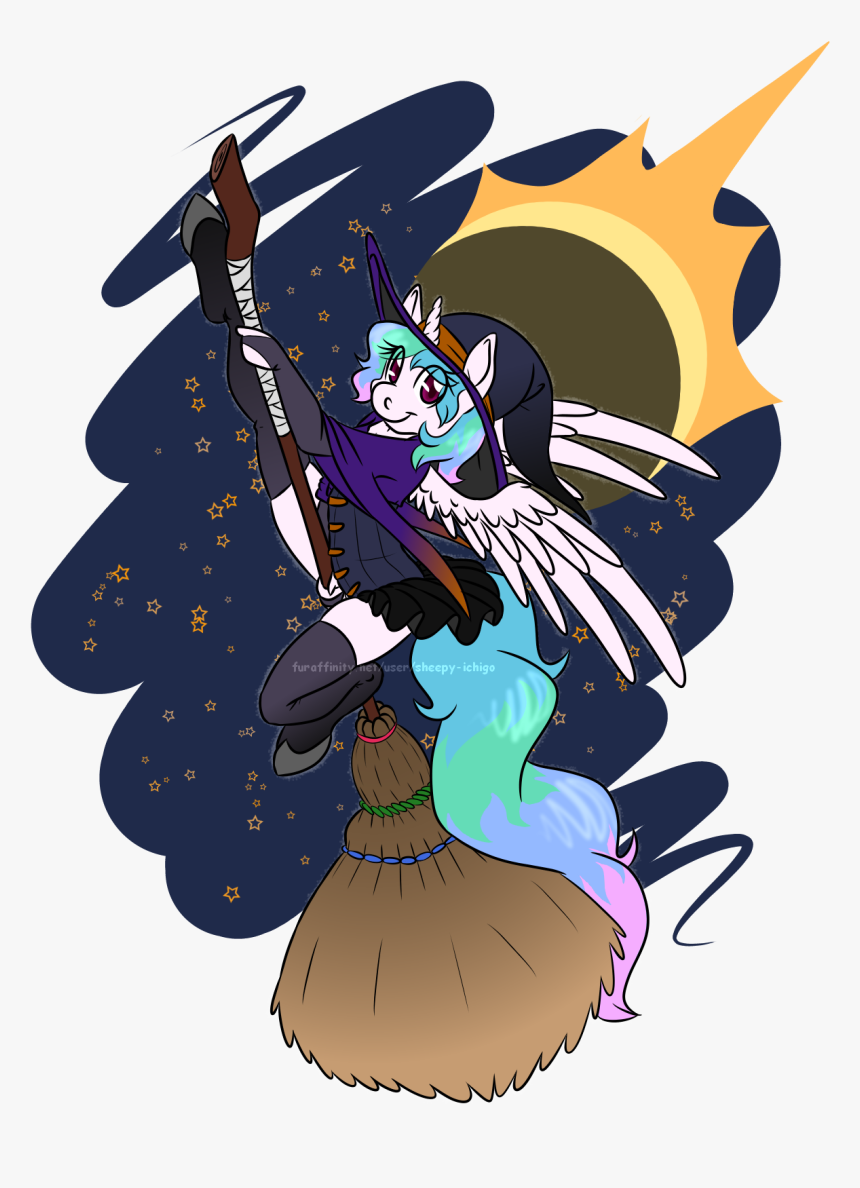 Broom Ride - Cartoon, HD Png Download