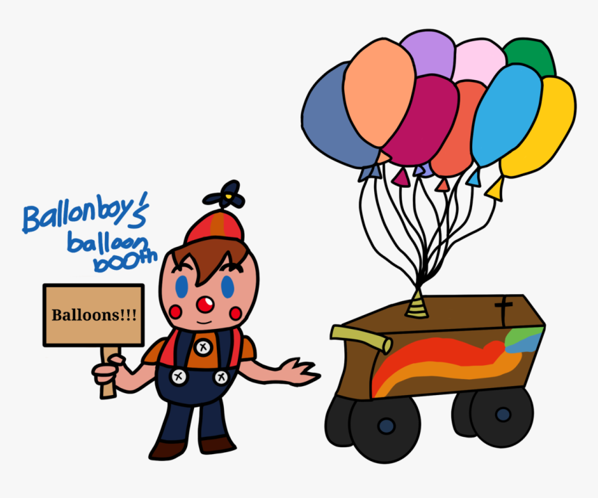 Clipart Balloons Booth - Cartoon, HD Png Download