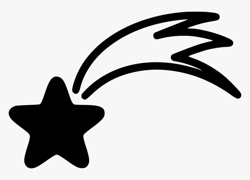 Falling Star - Comet Icon Star, HD Png Download