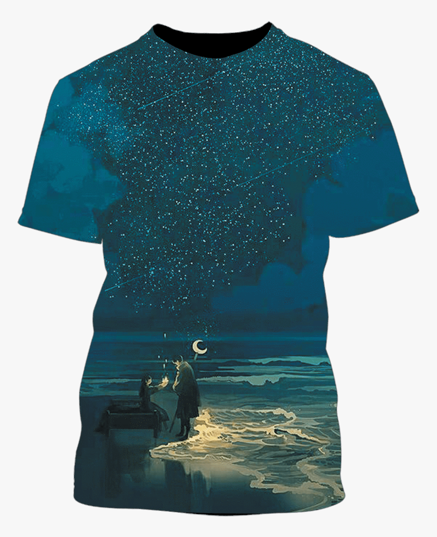 Gearhuman 3d Falling Star Custom T-shirt - T-shirt, HD Png Download