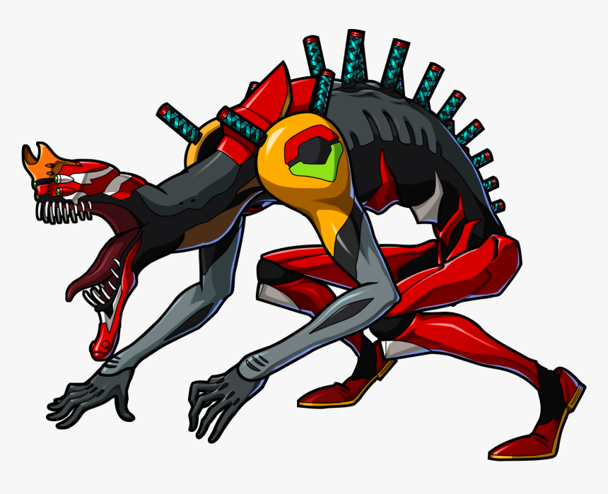 Unison League Wikia - Evangelion 02 Beast Mode, HD Png Download