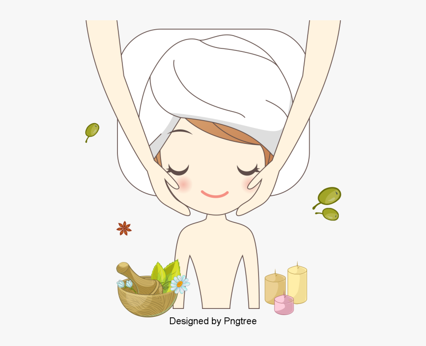 Beauty Clipart Health Beauty - Chăm Sóc Da Hoạt Hình, HD Png Download