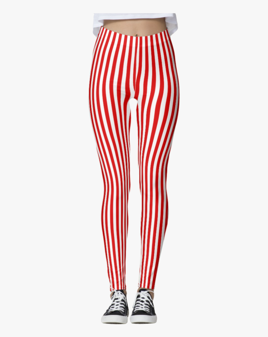 Red And White Stripes Tights, HD Png Download