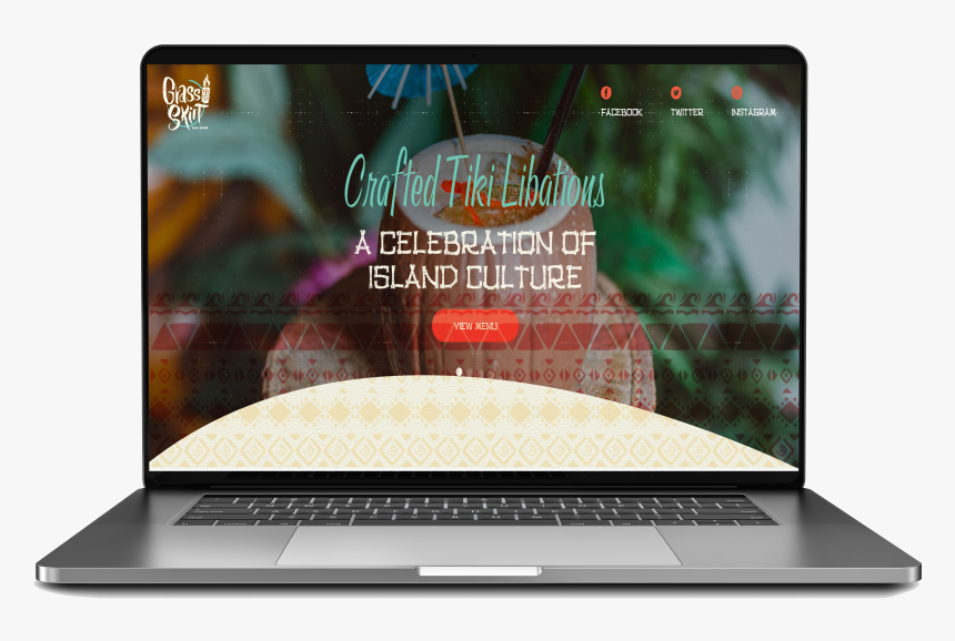 Tiki Bar Website Design, HD Png Download