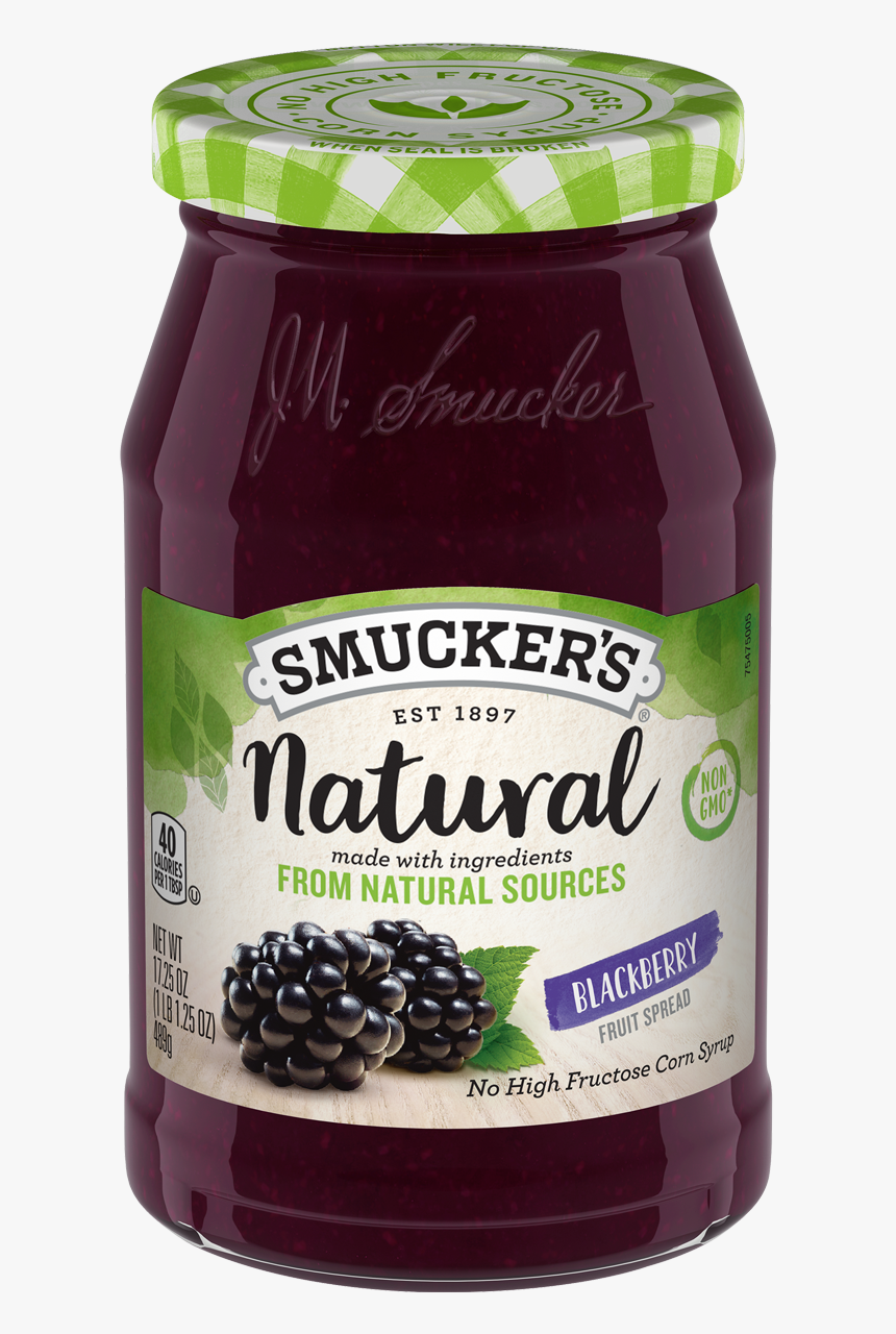 Natural Fruit Spreads - Smuckers Natural Strawberry Jam, HD Png Download
