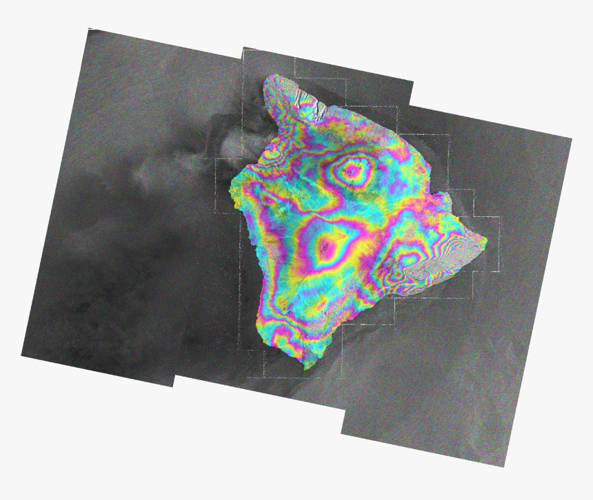 Sentinel 1b 12-day Interferogram - Kilauea Interferogram, HD Png Download