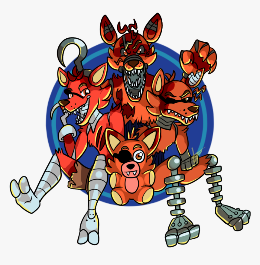 Foxy Family Picture By Halfway To Insanity - Foxy's Family Fan Art, HD Png Download