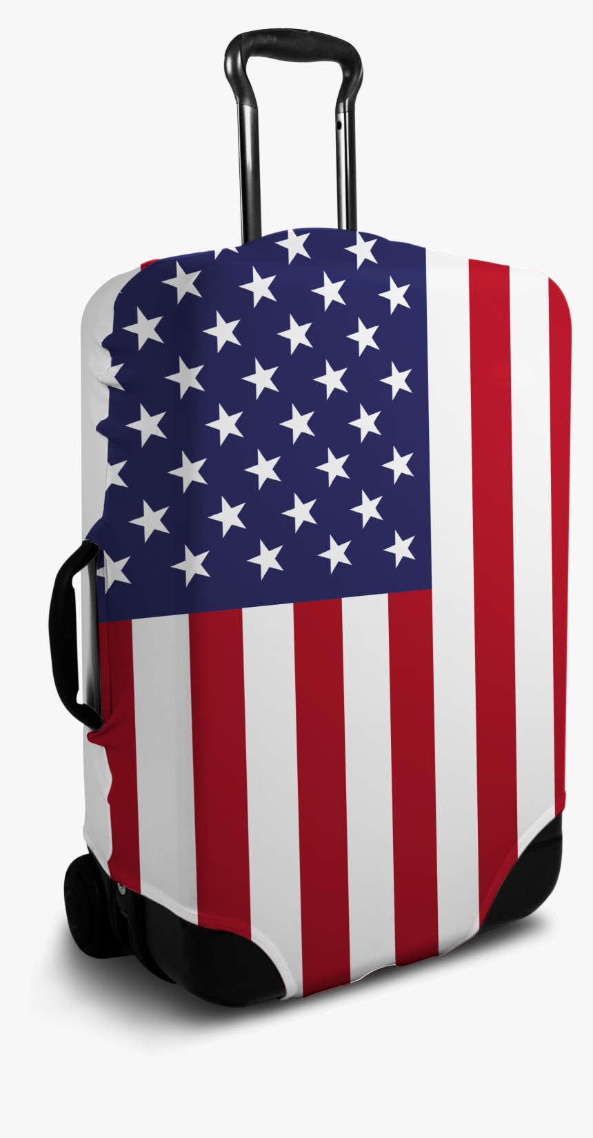 United States Flag Luggage Cover 
 Data-large Image - Personalized Luggage With Face, HD Png Download