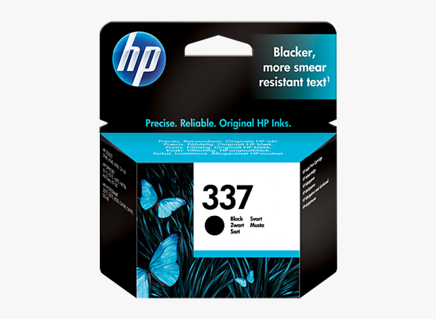 Hp Original 336 Black Ink Cartridge - Hp 337 Ink Cartridge, HD Png Download