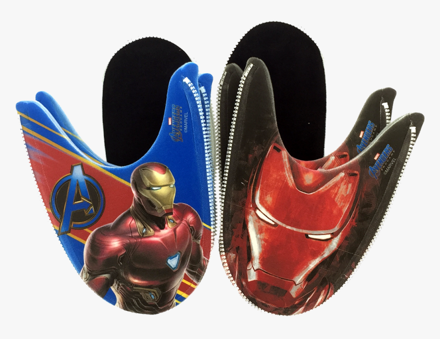 Iron Man Marvel Avengers Endgame Mix N Match Zlipperz - Spider-man, HD Png Download
