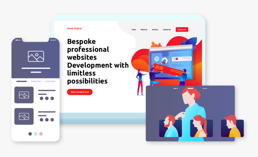 Custom Web Development Based On Your Ideas - Graphic Design, HD Png Download