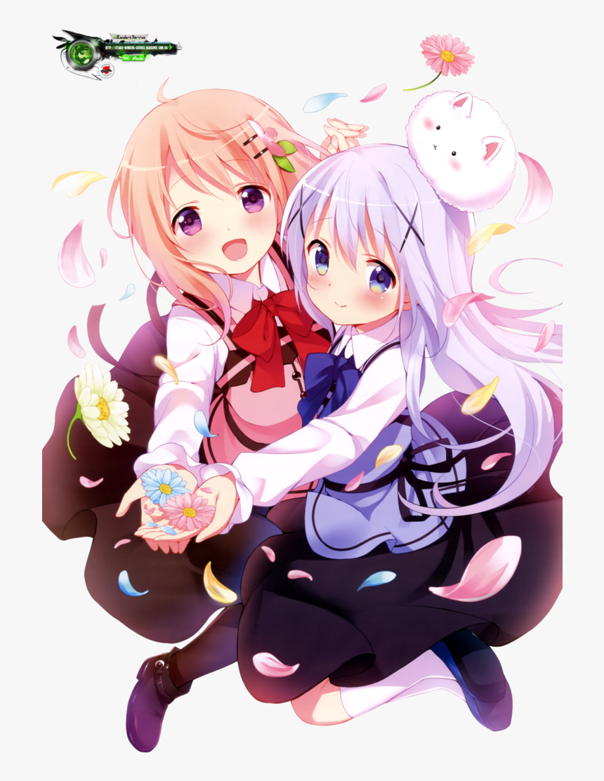 Chino Kafuu Và Hoto Cocoa, HD Png Download