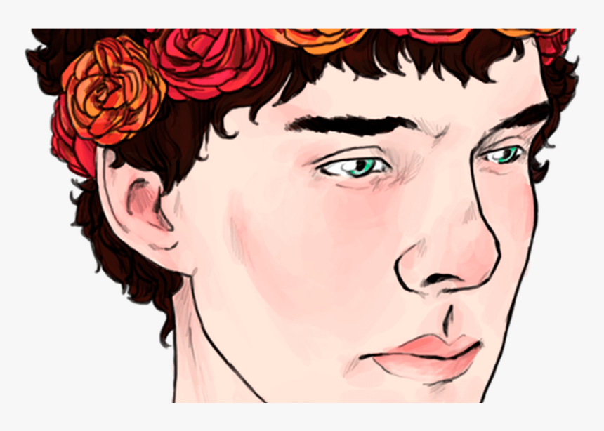 Images Of Tumblr Flower Crown Drawing - Drawing, HD Png Download