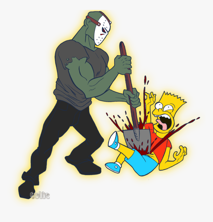 Jason Voorhees Bay Area Rapid Transit Homo Sapiens - Top Bart Simpson Sideshow Bob, HD Png Download