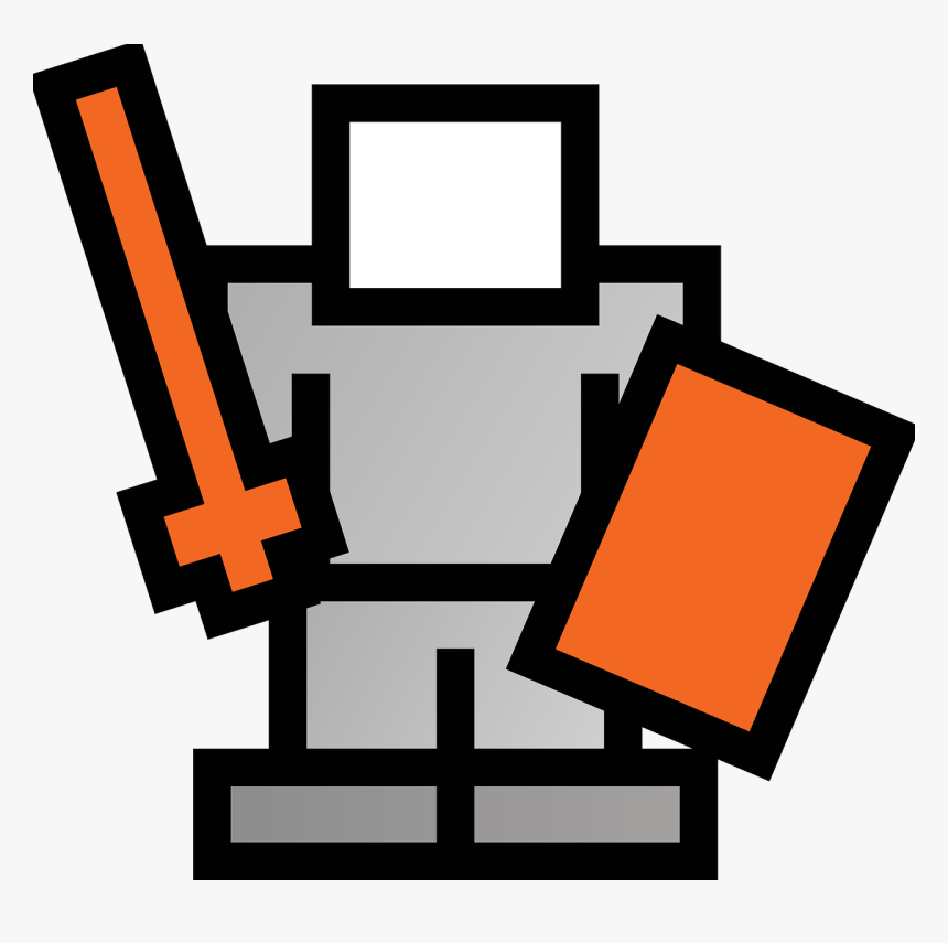 Computer Shield And Sword, HD Png Download
