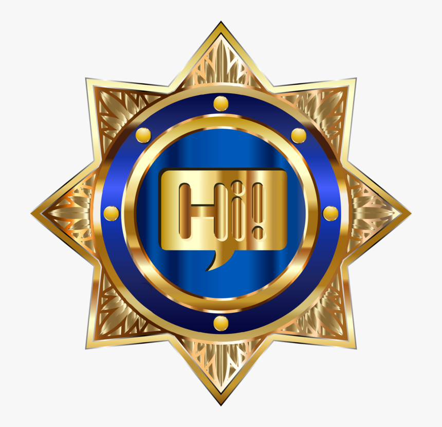 Electric Blue,emblem,shield - Badge, HD Png Download
