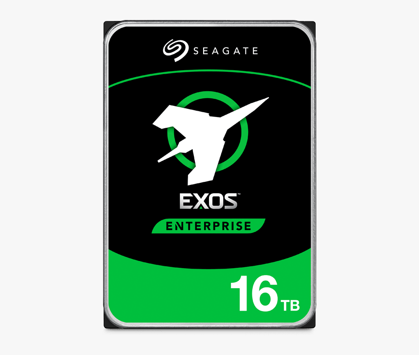 16tb Exos X16 St16000nm001g, 7200 Rpm, Sata 6gb/s, - Seagate Exos X16, HD Png Download