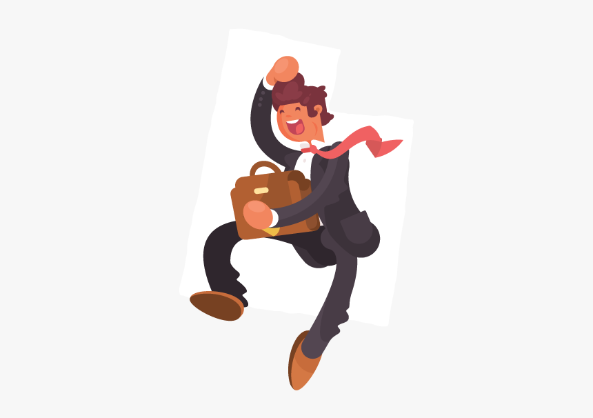 A Businessman In Front Of An Outline Of Utah - Business, HD Png Download