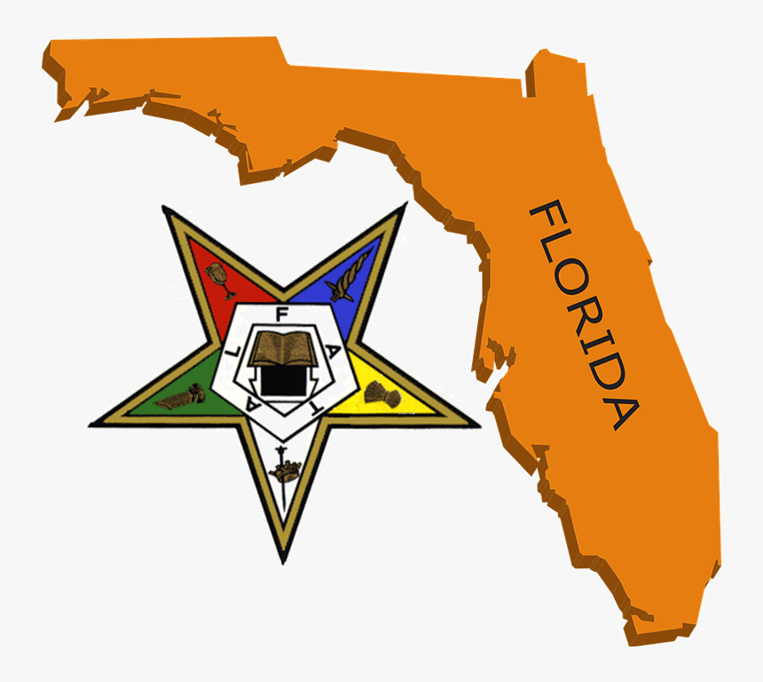 Florida Transparent Page - Order Of The Eastern Star, HD Png Download