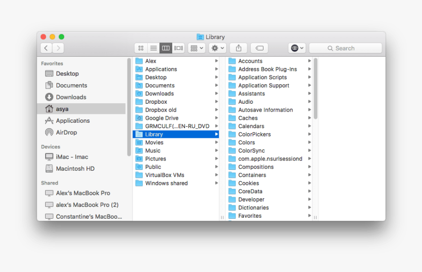 Application support library mac