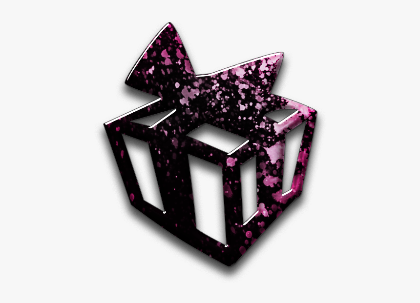 Transparent Blue Gift Box Icon - Black Folder Icon No Background, HD Png Download