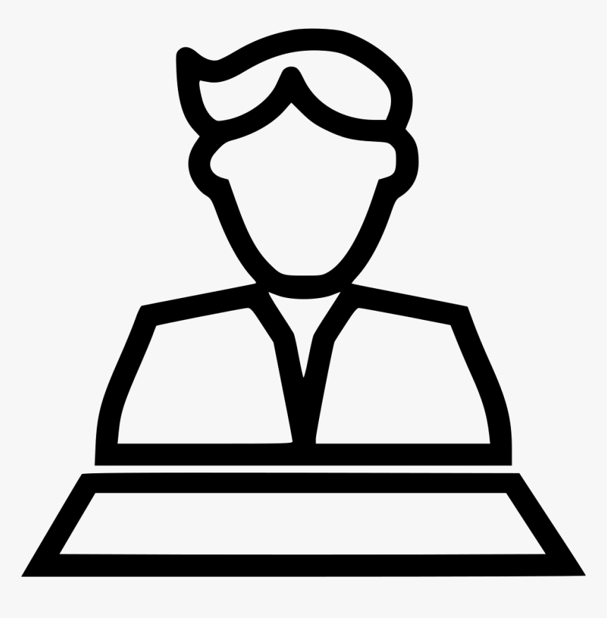 News Anchor - Secretary Icon, HD Png Download