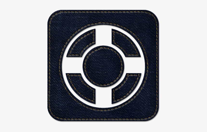 Denim Jean Social Designfloat Square Icon - Icon, HD Png Download