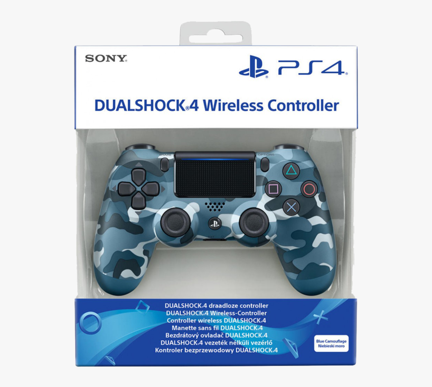 Dualshock 4 Blue Camouflage, HD Png Download