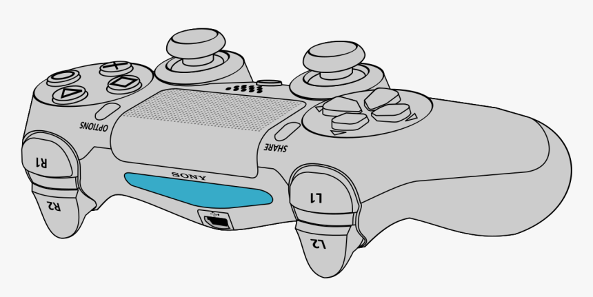 Dualshock 4 Diagram, HD Png Download
