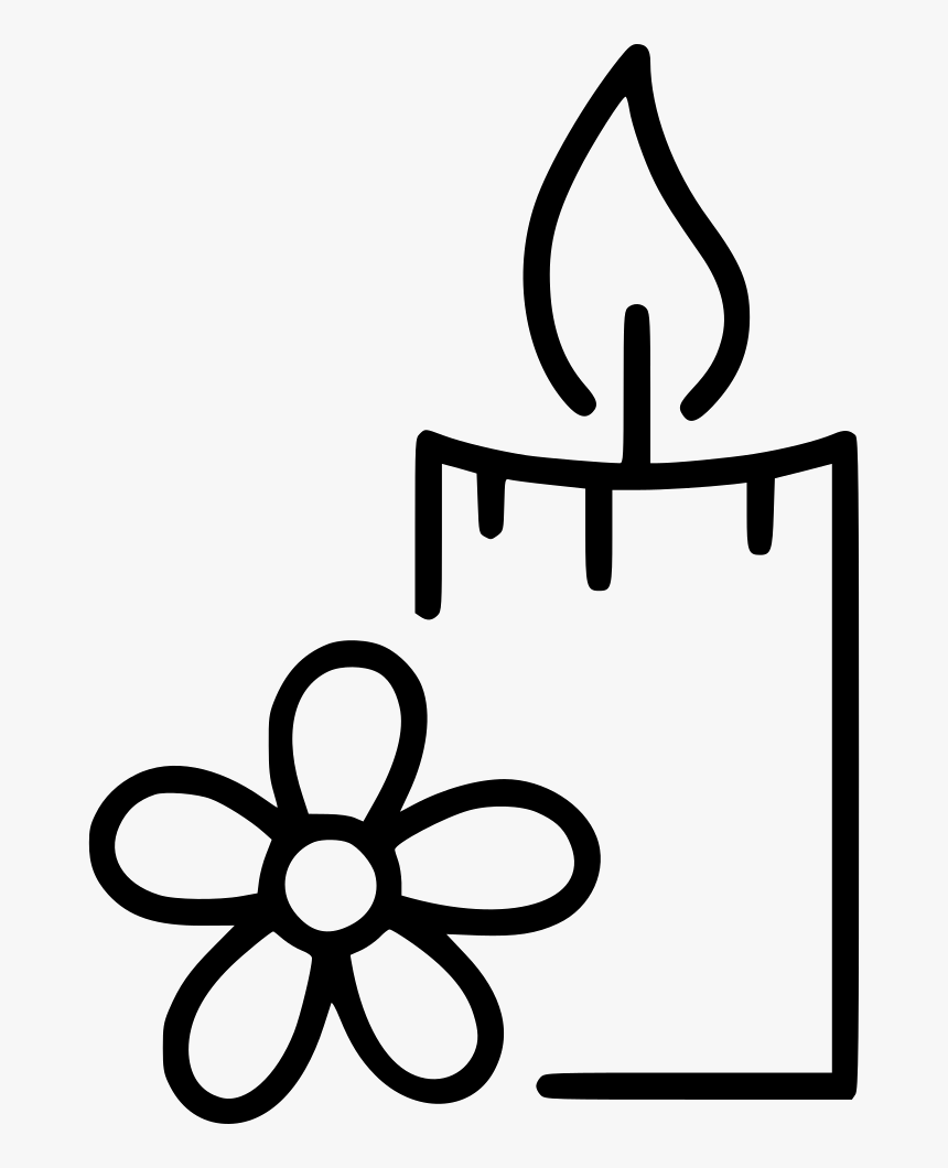 Candle Flower Aroma - Aromatherapy, HD Png Download