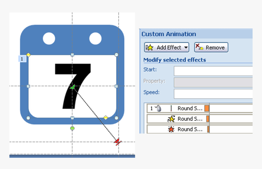 Transparent Power Point Icon Png - Calendar Icon In Power Point, Png Download