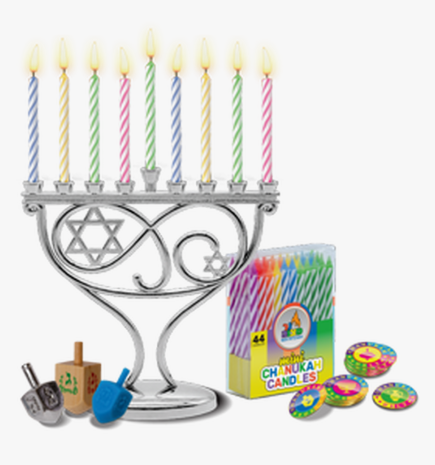 Candle Menorah Set Mini - Hanukkah, HD Png Download