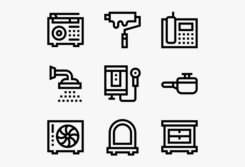 Home Stuff - Gas Station Icon Line, HD Png Download