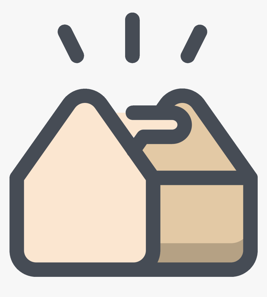 Full Tool Storage Box Icon - Box Building Icon, HD Png Download