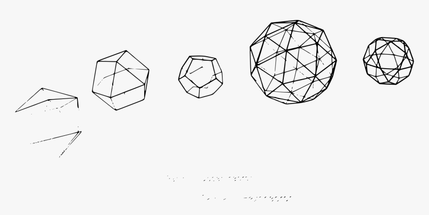 Geometric 3d Objects Clip Arts - Drawing, HD Png Download