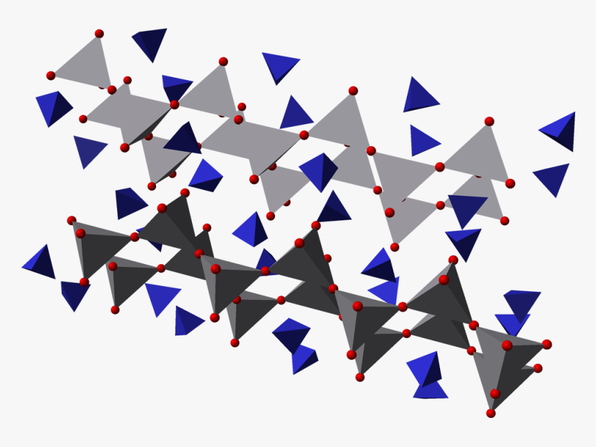 Ammonium Metavanadate 3d Polyhedra - Triangle, HD Png Download