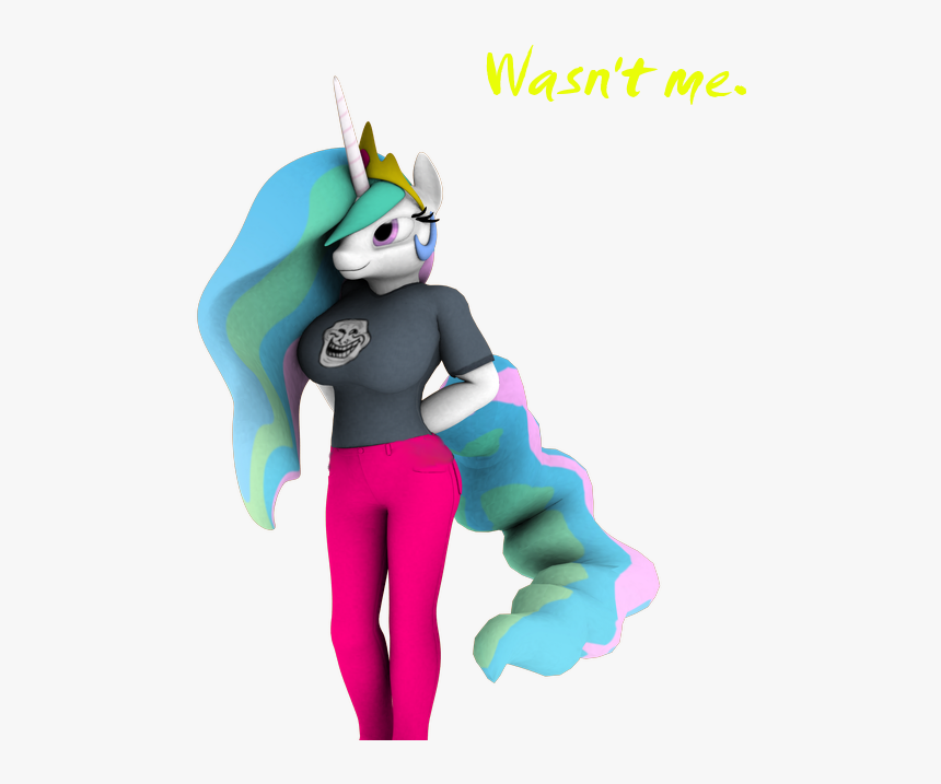 Anthro Princess Luna Sfm, HD Png Download