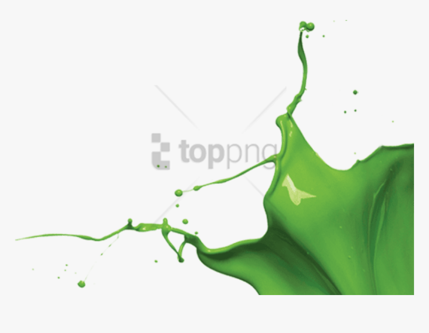 Free Png Green Water Splash Png Png Image With Transparent - Green Paint Splash Transparent Png, Png Download