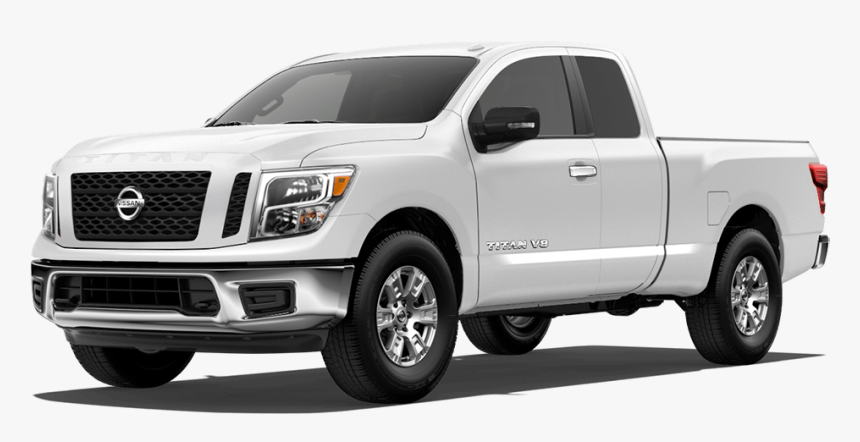 2019 Nissan Titan Sv - 2009 Chevy Silverado White, HD Png Download