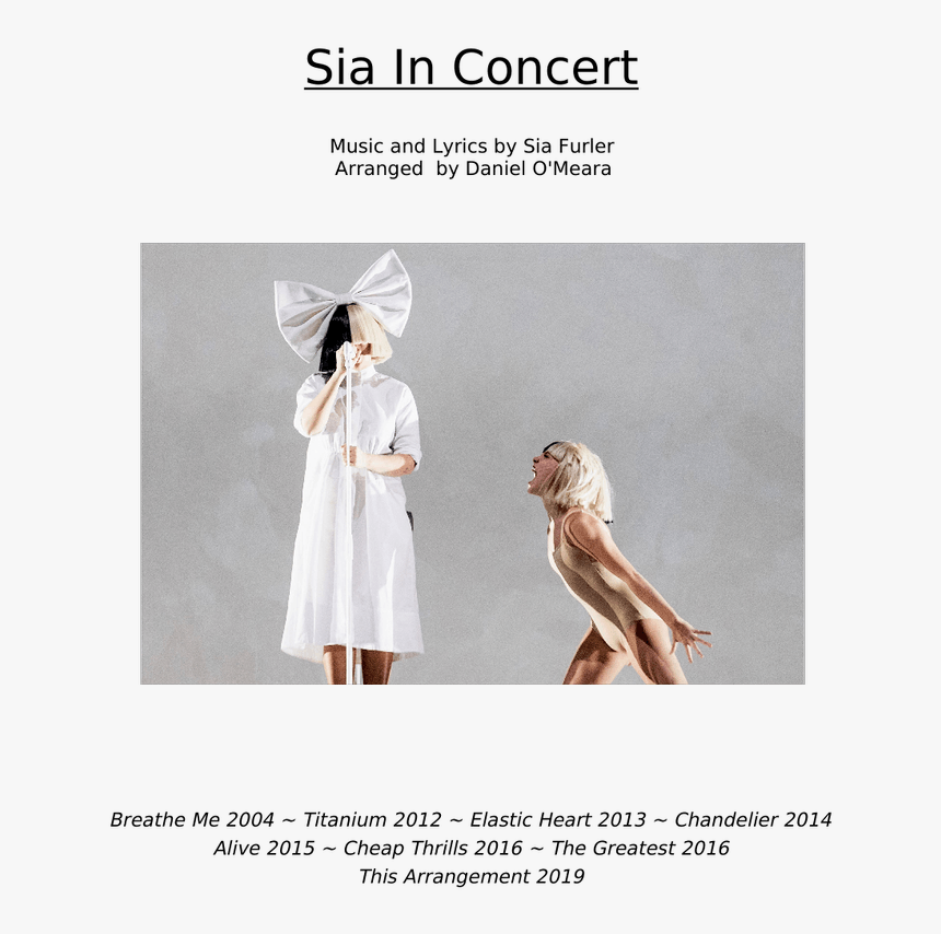 Dansatoarea Lui Sia, HD Png Download