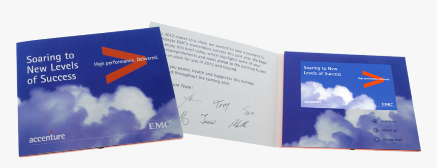 Tv In A Card - Accenture, HD Png Download