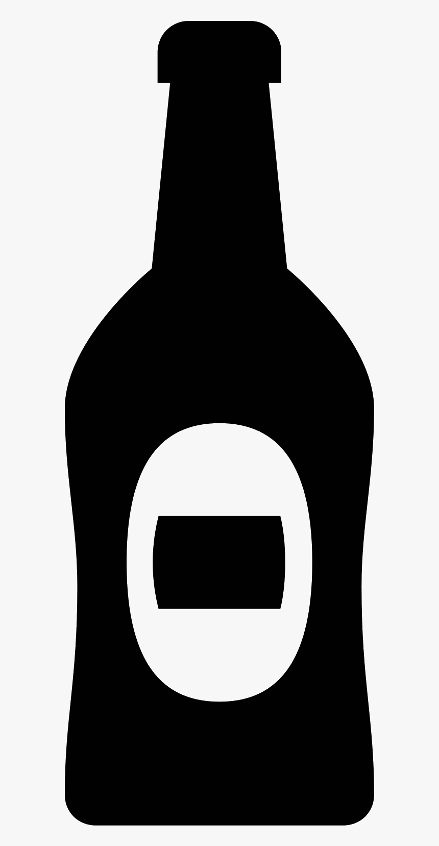 Transparent Beer Bottle Clipart Black And White, HD Png Download