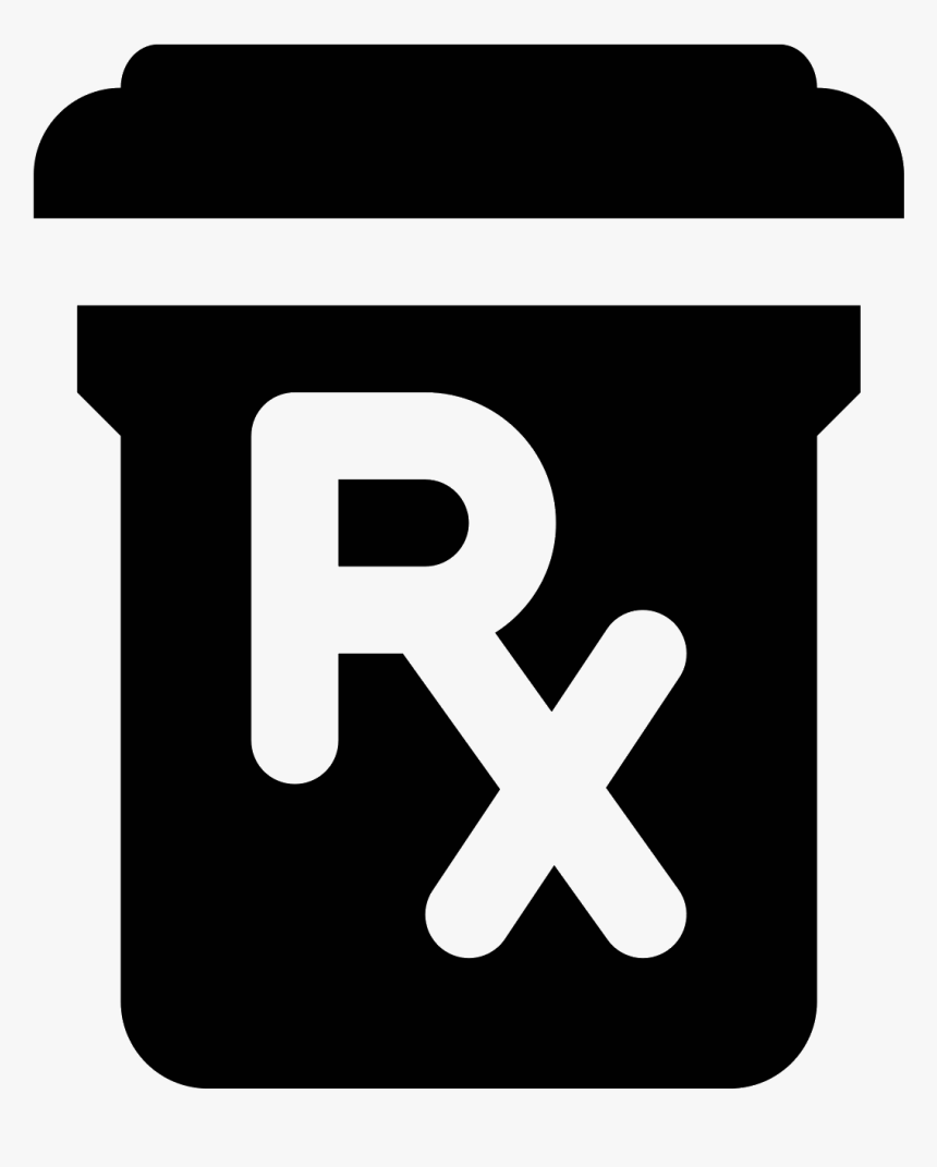 Pill Bottle Icon - Transparent Pill Bottle Icon, HD Png Download