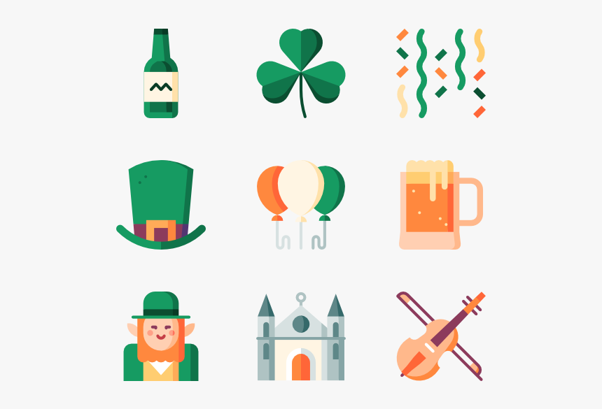 Clip Bottle - Ireland Flat Icon, HD Png Download