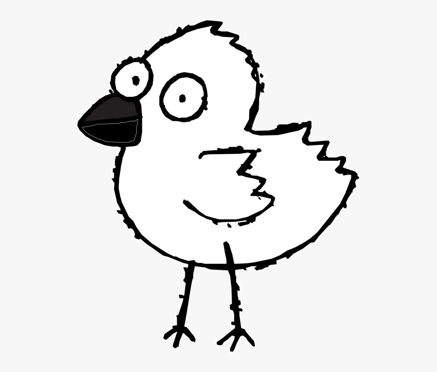 Twitter Bird Tweet Tweet 53 555px - Black And White Bird Clipart, HD Png Download