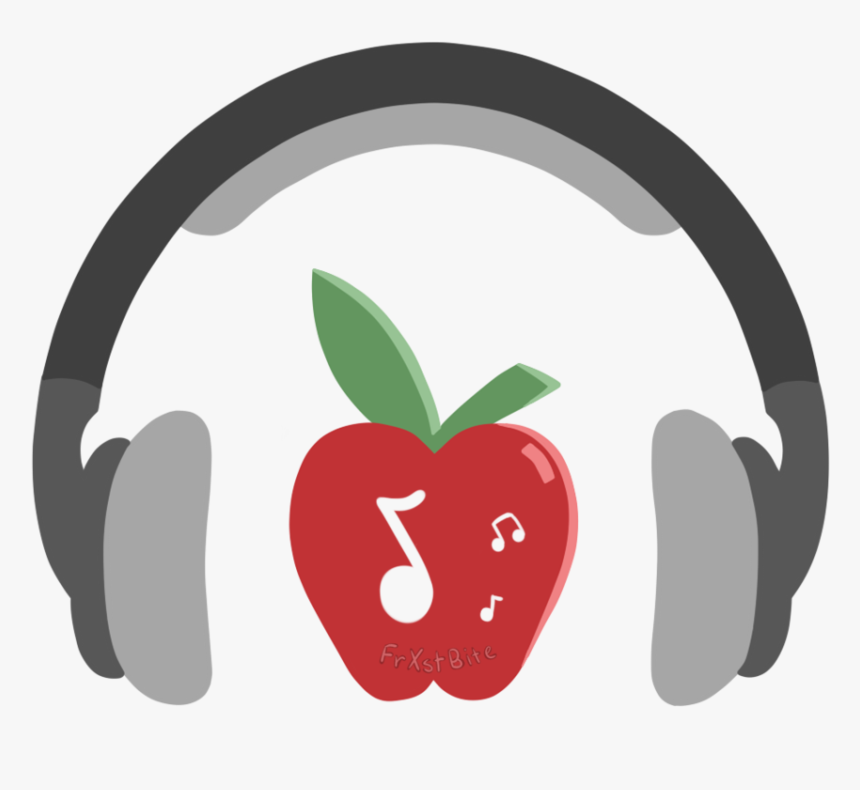 Headphone Clipart Headphone Apple - Emblem, HD Png Download
