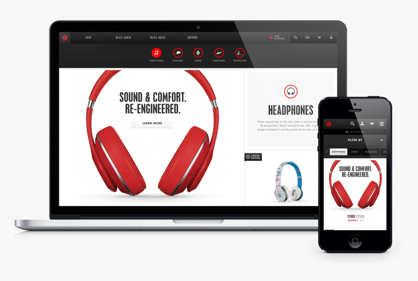 Apple Beats By Dr - Multimedia Software, HD Png Download